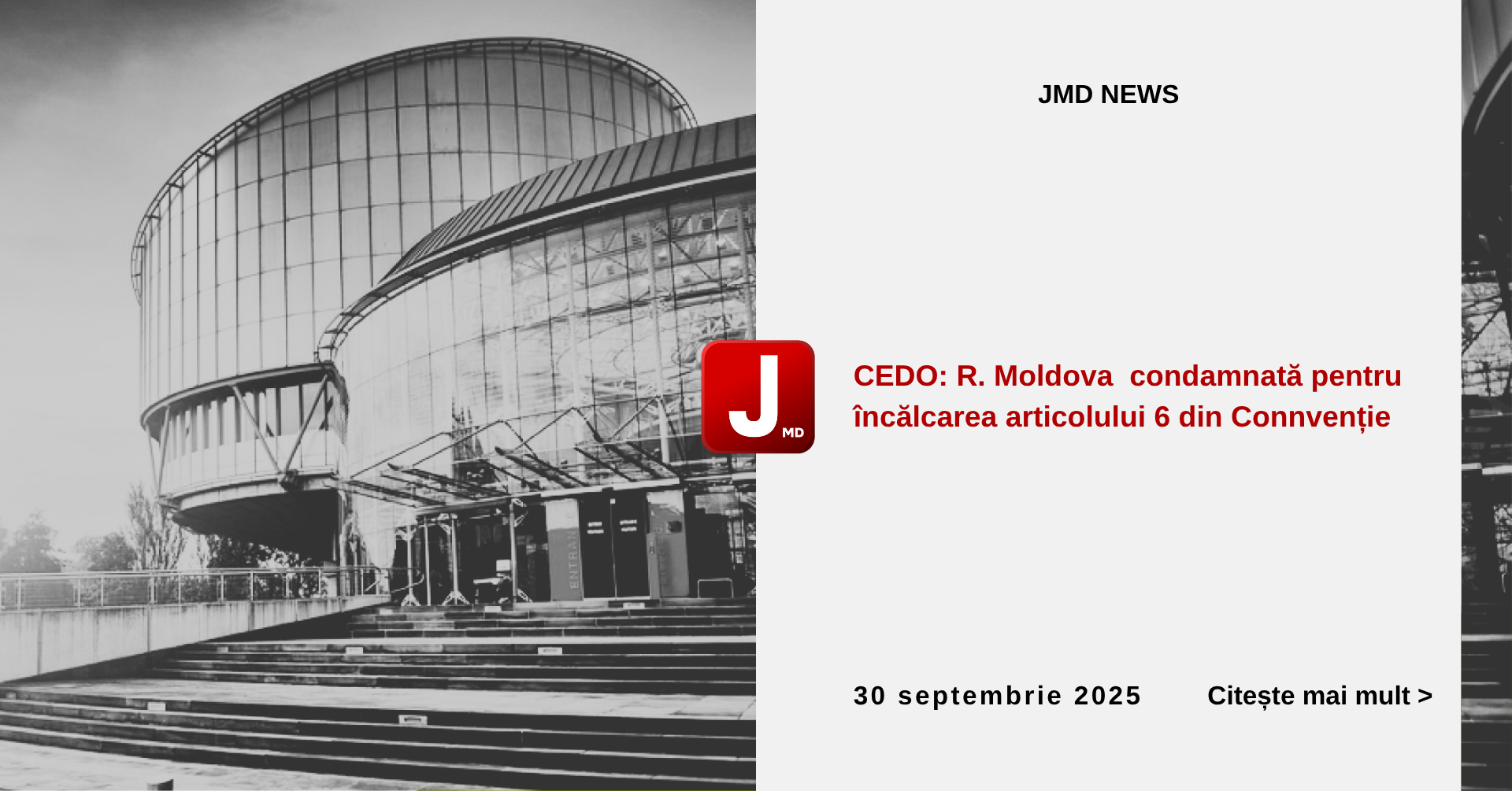 CEDO condamnă Republica Moldova pentru barierile financiare în accesul la justiție